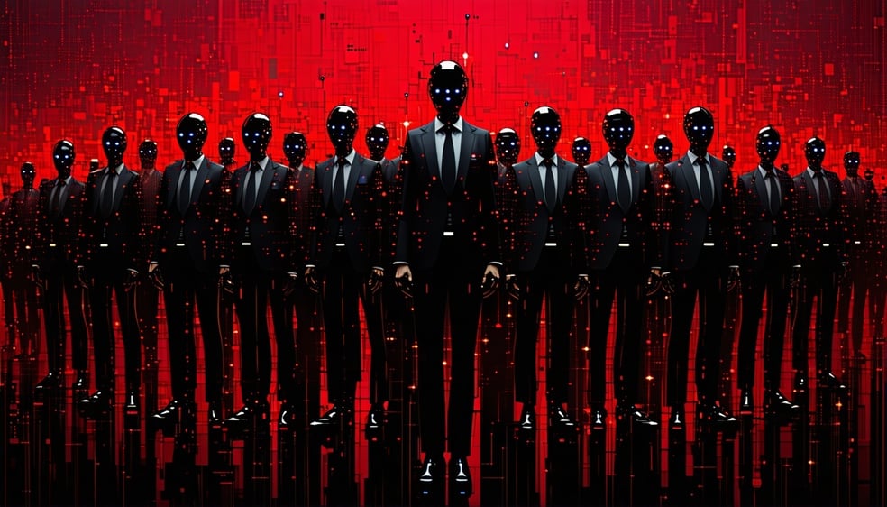 a matrix of ai agents red and black futuristic-Jun-12-2025-07-39-01-6675-AM